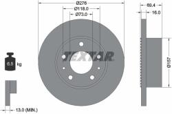 TEXTAR Disc Frana 93104800 Iveco Daily Iii