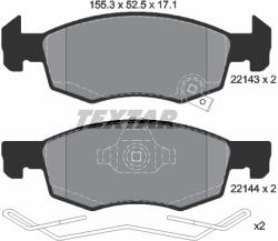 TEXTAR Set Placute Frana, Frana Disc 2214301 Opel Corsa E Vauxhall Corsa Mk Iv (2214301)