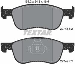 TEXTAR Set Placute Frana, Frana Disc 2274801 Ford Fiesta Vii