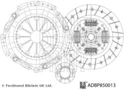 BLUE PRINT Set Ambreiaj Adbp300240 Hyundai I20 I Kia Rio Iii