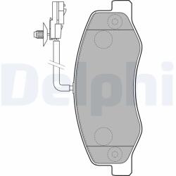 DELPHI Set Placute Frana, Frana Disc Lp2192 Nissan Interstar/Nv400 Opel Movano B