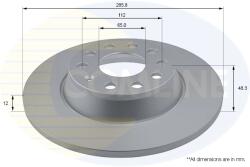 COMLINE Disc Frana Adc1467 Audi A3/A4 B7/Q3 Seat Alhambra/Altea/Leon/Toledo Iii Vw Cc B7