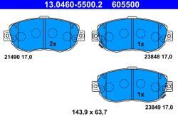 ATE Set Placute Frana, Frana Disc 13.0460-5500.2 Lexus Gs/Is I/Is Sportcross/Sc (13.0460-5500.2)