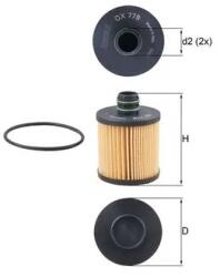 KNECHT Filtru Ulei Ox779D Alfa Romeo Giulietta/Mito/Tonale Fiat 500L/500X/Bravo/Doblo (OX779D)