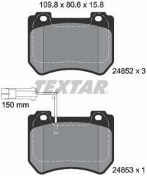 TEXTAR Set Placute Frana, Frana Disc 2485201 Alfa Romeo 159/Brera/Spider (2485201)