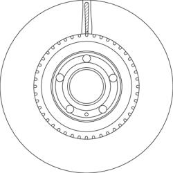 TRW Disc Frana Df4757S Audi A4 B6/A4 B7