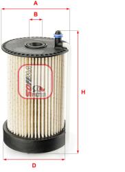 SOFIMA Filtru Combustibil S6031Ne Skoda Octavia Ii/Superb Ii Vw Tiguan (S6031NE)