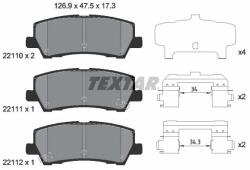 TEXTAR Set Placute Frana, Frana Disc 2211003 Ford Usa Mustang