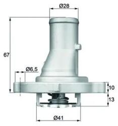 MAHLE Termostat, Lichid Racire Ti6887D Autobianchi Y10 Fiat Albea/Cinquecento/Doblo/Uno (TI6887D)