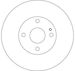 TRW Disc Frana Df4119 Ford Asia & Oceania Laser / Laser Lidea Ford Australia Laser (DF4119)