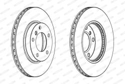 FERODO Disc Frana Ddf258C Alpina Roadster S Bmw 3/Z3/Z4 Bmw (Brilliance) 3 Series (DDF258C)
