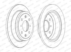 FERODO Disc Frana Ddf468C Honda Accord Iii/Accord Iii Aerodeck/Civic Iv/Civic V/Crx Ii
