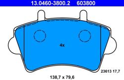 ATE Set Placute Frana, Frana Disc 13.0460-3800.2 Nissan Interstar Opel Movano A