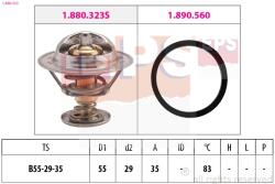 EPS Termostat, Lichid Racire 1.880. 323 Citroën Berlingo / Berlingo First/Bx/C15/C4 I
