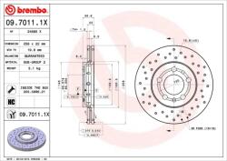 BREMBO Disc Frana 09.7011. 1X Audi A1/A2/A3 Seat Cordoba/Ibiza Iii/Ibiza Iv/Leon Vw Bora