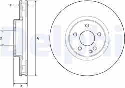 DELPHI Disc Frana Bg9174C Mercedes-Benz Marco Polo/V-Class/Vito/Vito Mixto (BG9174C)