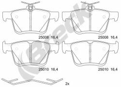 BRECK Set Placute Frana, Frana Disc 250080070400 Audi A3/Q2/Tt Seat Ateca/Leon Vw T-Roc (250080070400)