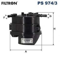 FILTRON Filtru Combustibil Ps974/3 Citroën C1/C2/C2 Enterprise/C3 I/C3 Ii/C3 Pluriel