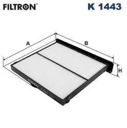 FILTRON Filtru, Aer Habitaclu K1443 Subaru Impreza/Xv (K1443)