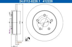 ATE Disc Frana 24.0112-0228.1 Lexus Es/Nx/Ux Toyota C-Hr/Camry/Corolla/Rav 4 V/Yaris