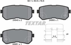 TEXTAR Set Placute Frana, Frana Disc 2494901 Hyundai I20 I