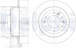 DELPHI Disc Frana Bg4138 Kia Carnival / Grand Carnival Iii (BG4138)
