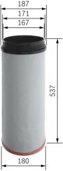 Bosch Filtru Aer Secundar F026400701 Man Hocl/Lion´S Neoplan Cityliner Ii/Starliner
