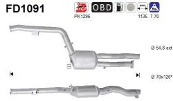 AS Filtru Funingine/Particule, Sist. De Esapament Fd1091 Mercedes-Benz Cls/E-Class (FD1091)