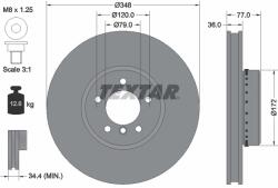 TEXTAR Disc Frana 92182425 Bmw 5/6 (92182425)