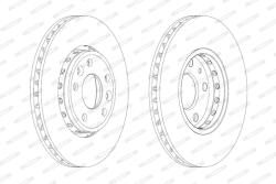 FERODO Disc Frana Ddf1726C Renault Fluence/Laguna/Laguna Iii/Latitude/Megane/Megane Iii