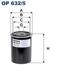 FILTRON Filtru Ulei Op632/5 Hyundai Accent Ii/Elantra Iii/Getz/Highway/Matrix/Santa Fé I