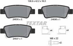 TEXTAR Set Placute Frana, Frana Disc 2463501 Honda Cr-V Iii/Cr-V Iv
