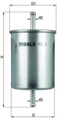 MAHLE Filtru Combustibil Kl2 Alfa Romeo 164 Audi A3/A4 B5/A4 B7/A6 C4/A6 C5/A6 C6