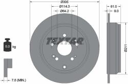 TEXTAR Disc Frana 92162503 Acura Rdx Acura (Gac) Cdx Honda Cr-V Ii/Cr-V Iii/Cr-V Iv