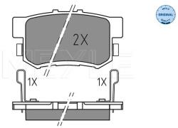 MEYLE Set Placute Frana, Frana Disc Puntea Spate 0252373615 Honda Cr-V Ii/Fr-V