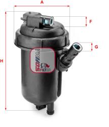 SOFIMA Filtru Combustibil S5152Gc Opel Astra H/Astra H Gtc/Zafira / Zafira Family B