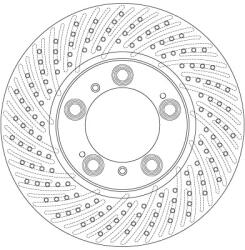 TRW Disc Frana Df6212S Porsche 911/Boxster/Cayman
