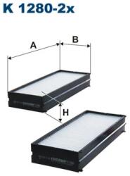 FILTRON Filtru, Aer Habitaclu K1280-2X Hyundai Santa Fé I/Sonata Iv