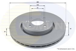 COMLINE Disc Frana Adc1517V Dacia Dokker/Lodgy Renault Captur I/Clio Ii/Clio Iii/Clio V