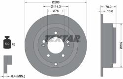 TEXTAR Disc Frana 92244403 Kia Opirus