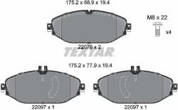 TEXTAR Set Placute Frana, Frana Disc 2207601 Mercedes-Benz C-Class/C-Class T-Model/Cls