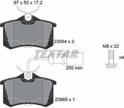 TEXTAR Set Placute Frana, Frana Disc 2355403 Ford Galaxy I/Galaxy Mk I Seat Alhambra