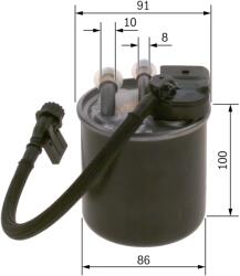 Bosch Filtru Combustibil F026402840 Mercedes-Benz M-Class/Marco Polo/Sprinter 3, 5-T