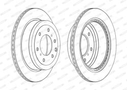 FERODO Disc Frana Ddf1965C Mitsubishi Pajero Iv