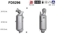 AS Filtru Funingine/Particule, Sist. De Esapament Fd5296 Mercedes-Benz Cls/E-Class (FD5296)