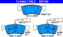 ATE Set Placute Frana, Frana Disc 13.0460-7190.2 Vw Touareg