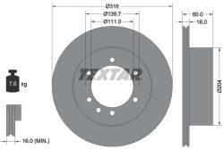 TEXTAR Disc Frana 92129900 Ford Australia Maverick Autoturism De Teren, (92129900)
