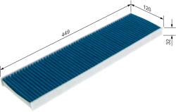 Bosch Filtru, Aer Habitaclu 0986628579 Mini Mini/Mini Clubman/Mini Clubvan