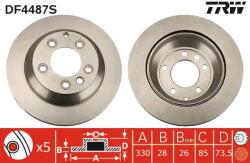 TRW Disc Frana Df4487S Audi Q7 Porsche Cayenne Vw Touareg (DF4487S)