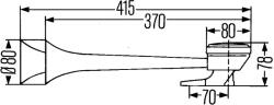 HELLA Claxon 3Pb005411-001 Claas Xerion (3PB005411-001)